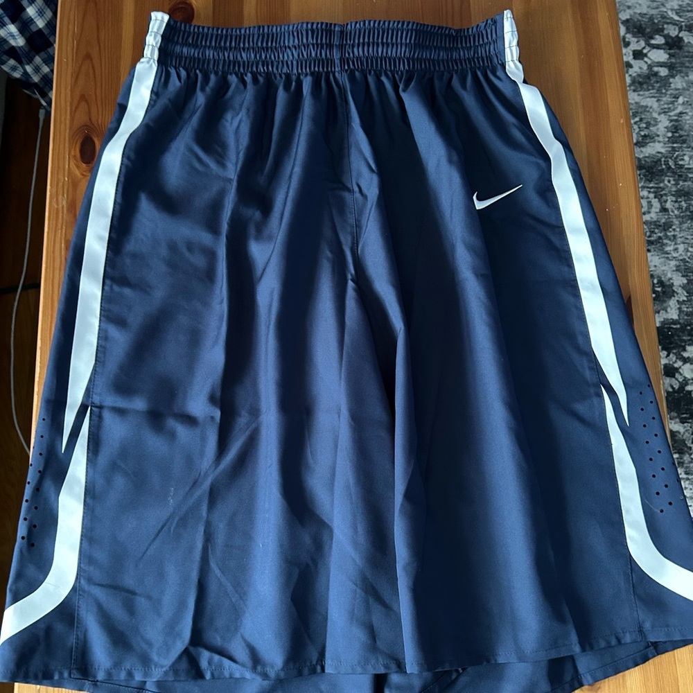 Nike Men's Navy Blue Athletic Shorts